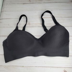 Hanes Black Microfiber Wire Free Bra